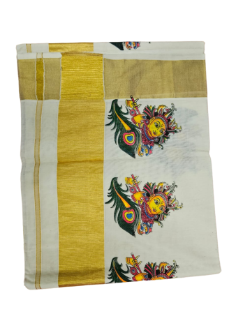 BANARASI COTTON SILK SAREE WITH FANCY BLOUSE